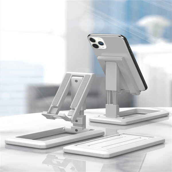 Retractable Mobile Phone Desktop Stand Lazy Folding Mobile Phone Stand Portable Live Web Lesson Pocket Stand - Image 3