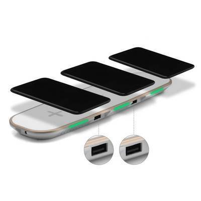 Universal 3–1 Qi Wireless Charger Base Charging Pad Device