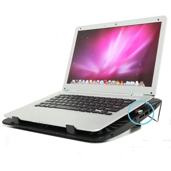 Notebook Cooling Base Cooling Bracket Gaming Laptop Cooling Base Exhaust Fan - Image 4