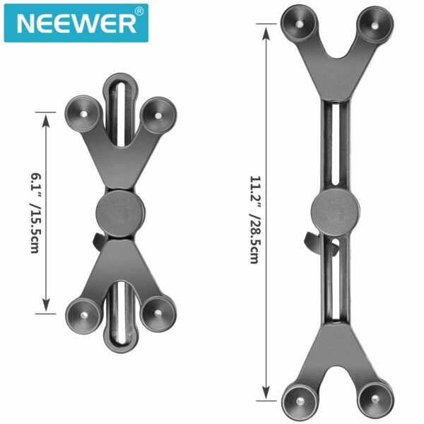 Compatible with Apple , Neewer 6-11 inches Adjustable Music Mic Microphone Stand Tablet Holder - Image 2