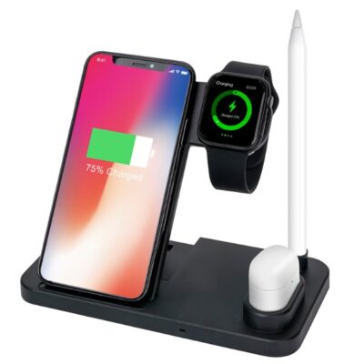 4 in 1 Wireless Charger Qi 10W Fast Charging