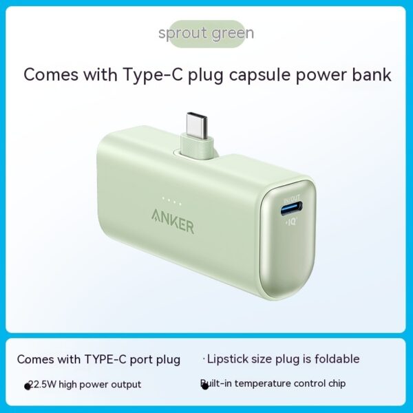 Capsule Power Bank Small Portable Mobile Power Pack - Image 5