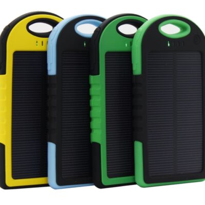 5000mA Portable solar power bank