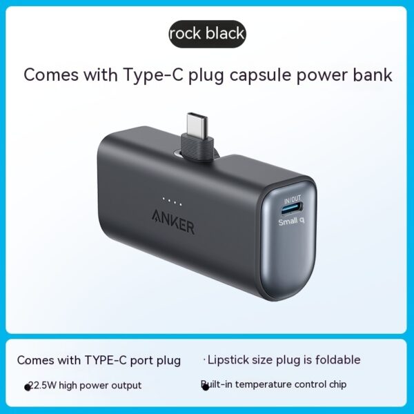 Capsule Power Bank Small Portable Mobile Power Pack - Image 3