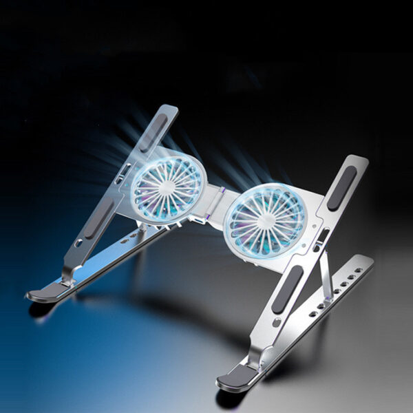 Laptop Stand Aluminum Alloy Cooling Storage Folding - Image 2