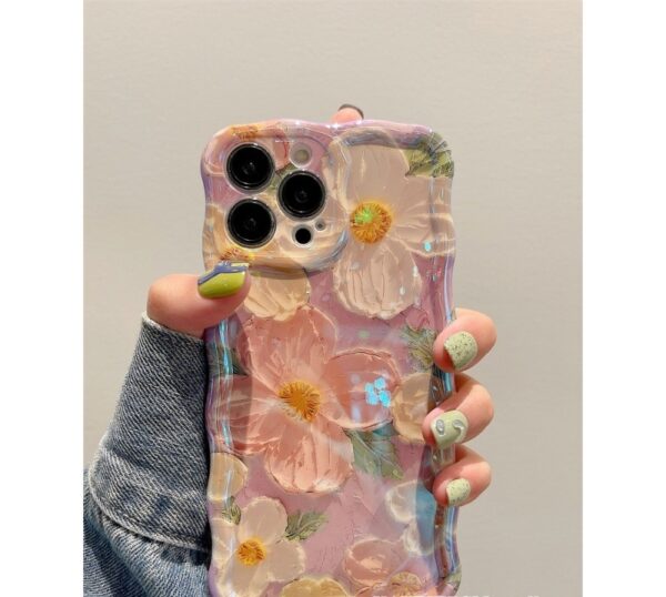 Art Oil Painting Flowers 15promax Phone Case - Image 3