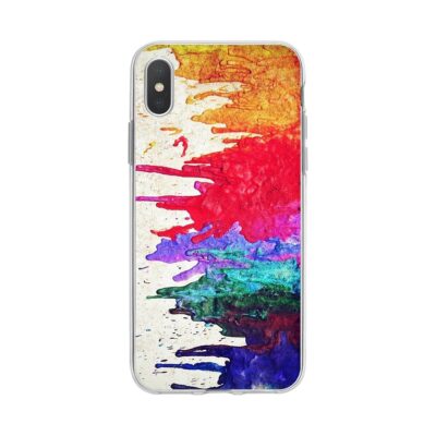 Watercolor Personalized Retro Transparent Soft Shell