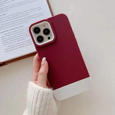 Simple Color Contrast Men’s And Women’s Phone Cases